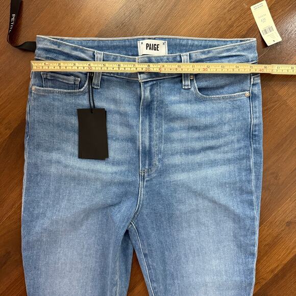 Paige NEW Claudine Ankle Flare Darling Jeans Casual Boho Minimalist Sz 31 Petite - Picture 6 of 9